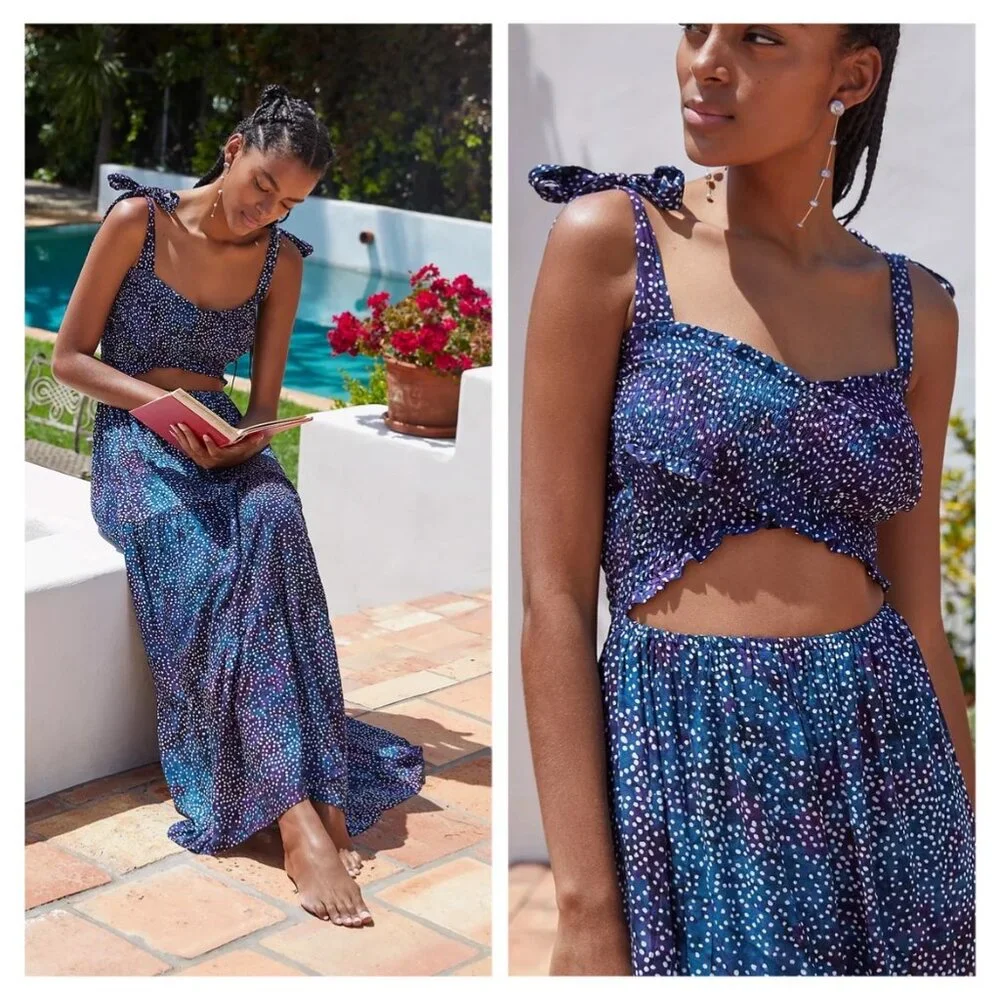 NWT Anthropologie Tiare Hawaii Waverly Midi Dress - Picture 2 of 4